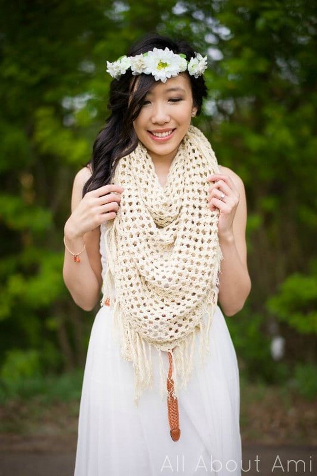 Heartland Boho Crochet Wrap