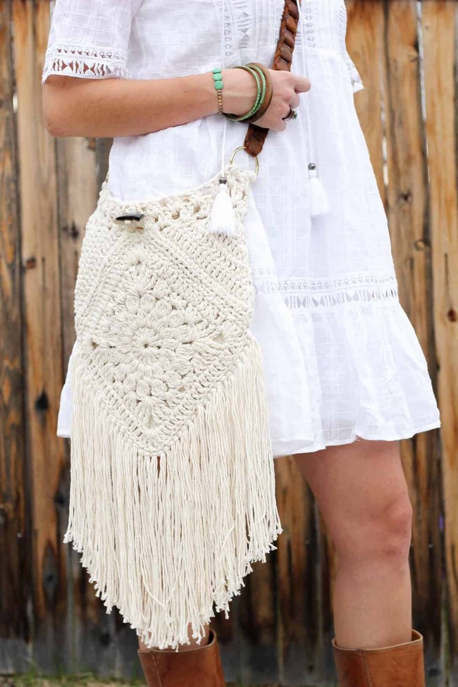 Street Fair Crochet Boho Purse