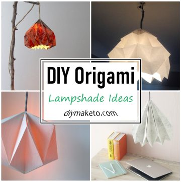 10 DIY Origami Lampshade Ideas