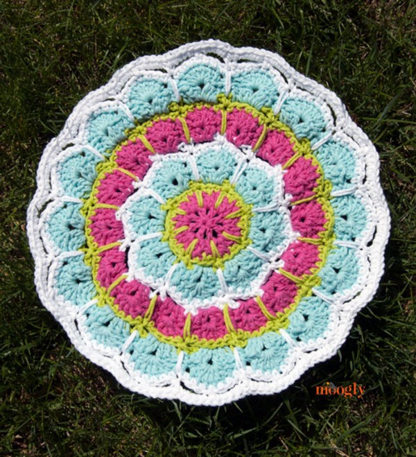 Crochet Mandala Wall Hanging