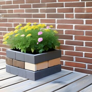DIY Brick Planter Plans