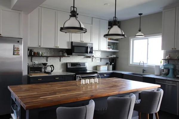 DIY Butcher Block Island Top