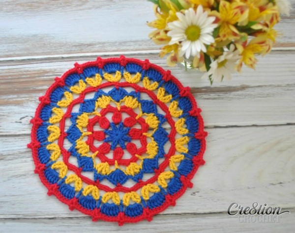 Small Crochet Mandala Pattern