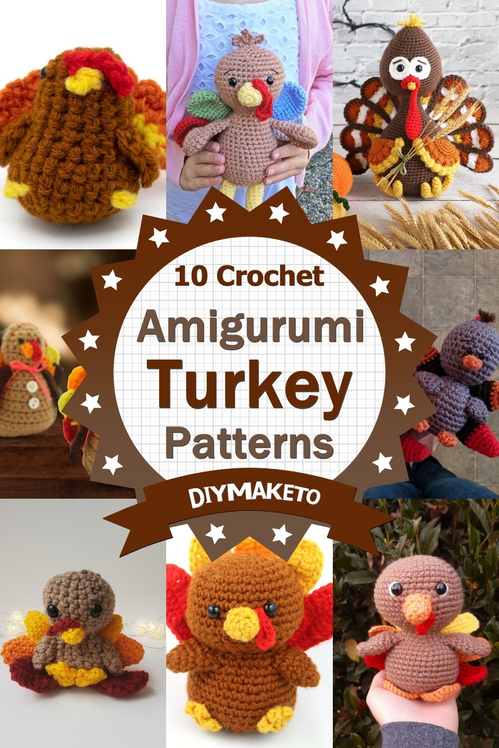 10 Amigurumi Turkey Crochet Patterns