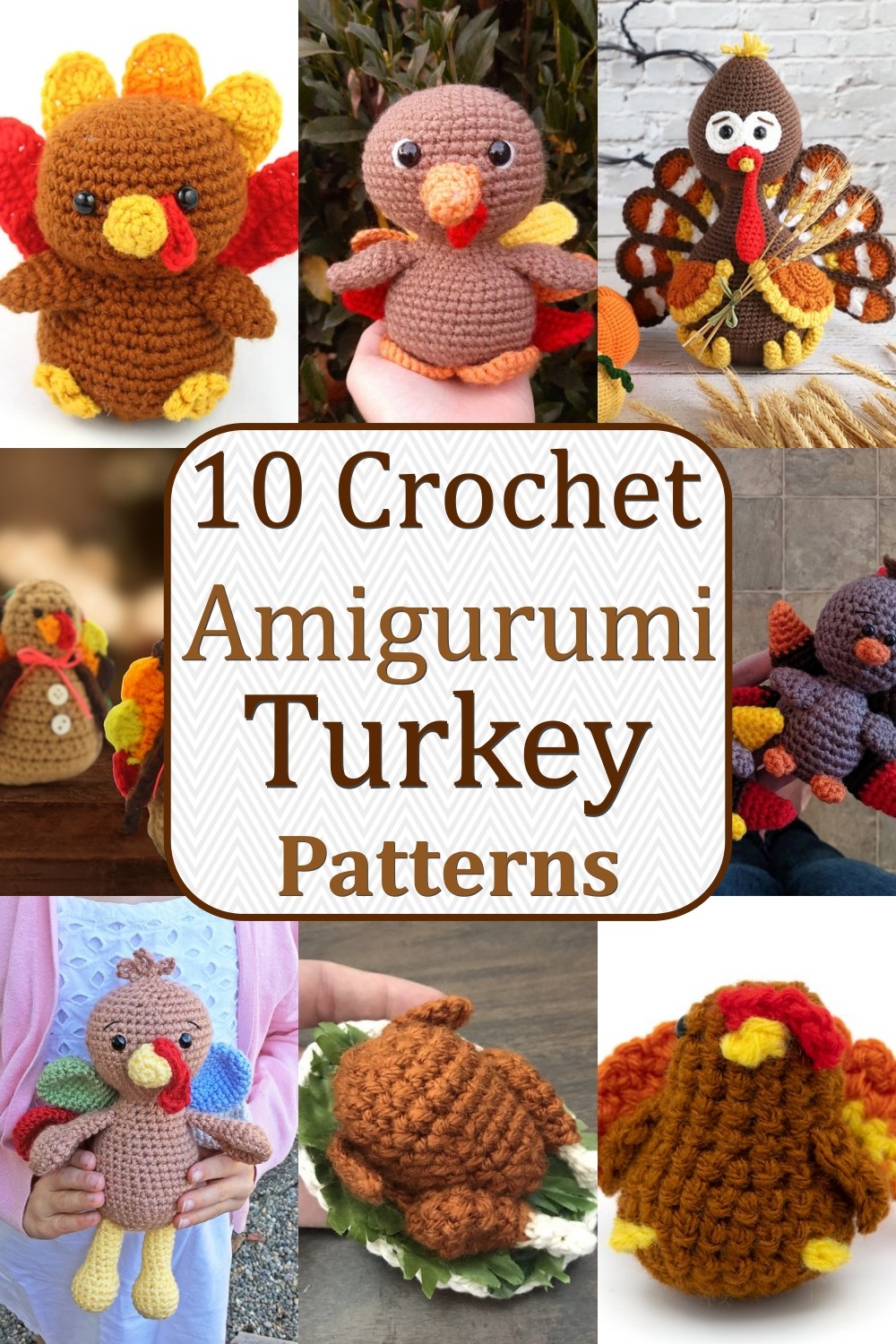 10 Amigurumi Turkey Crochet Patterns