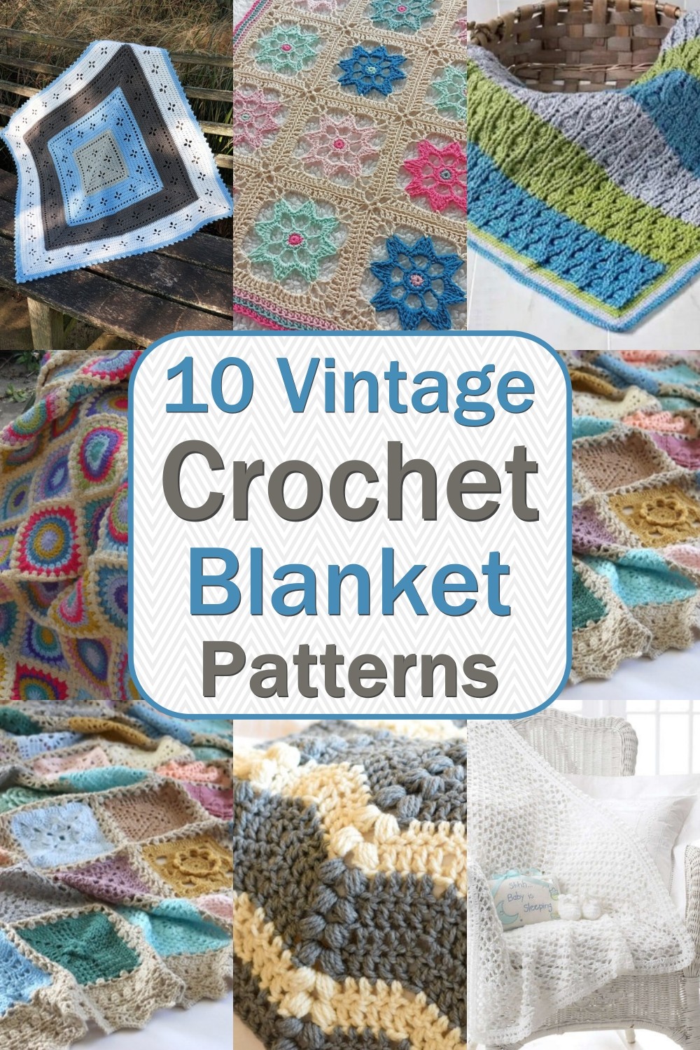 10 Vintage Crochet Blanket Patterns