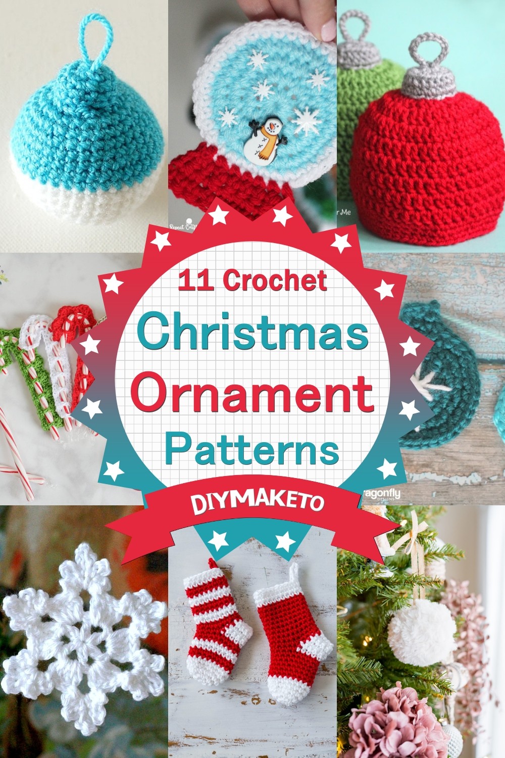 11 Free Crochet Christmas Ornament Patterns