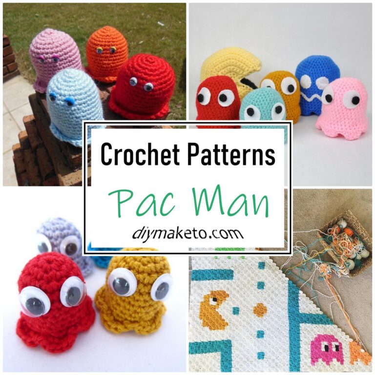 12 Pac Man Crochet Patterns