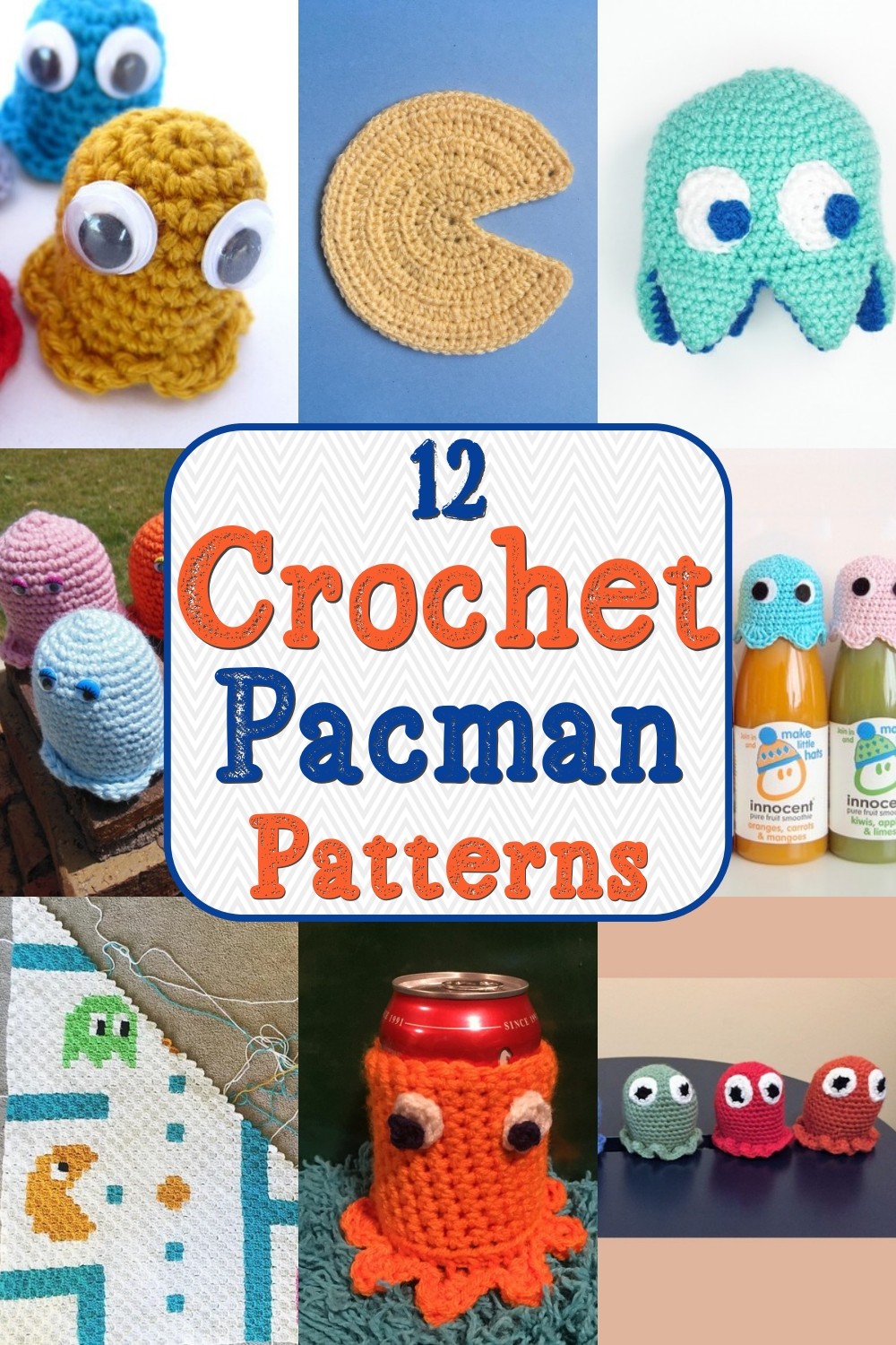 12 Pacman Crochet Patterns