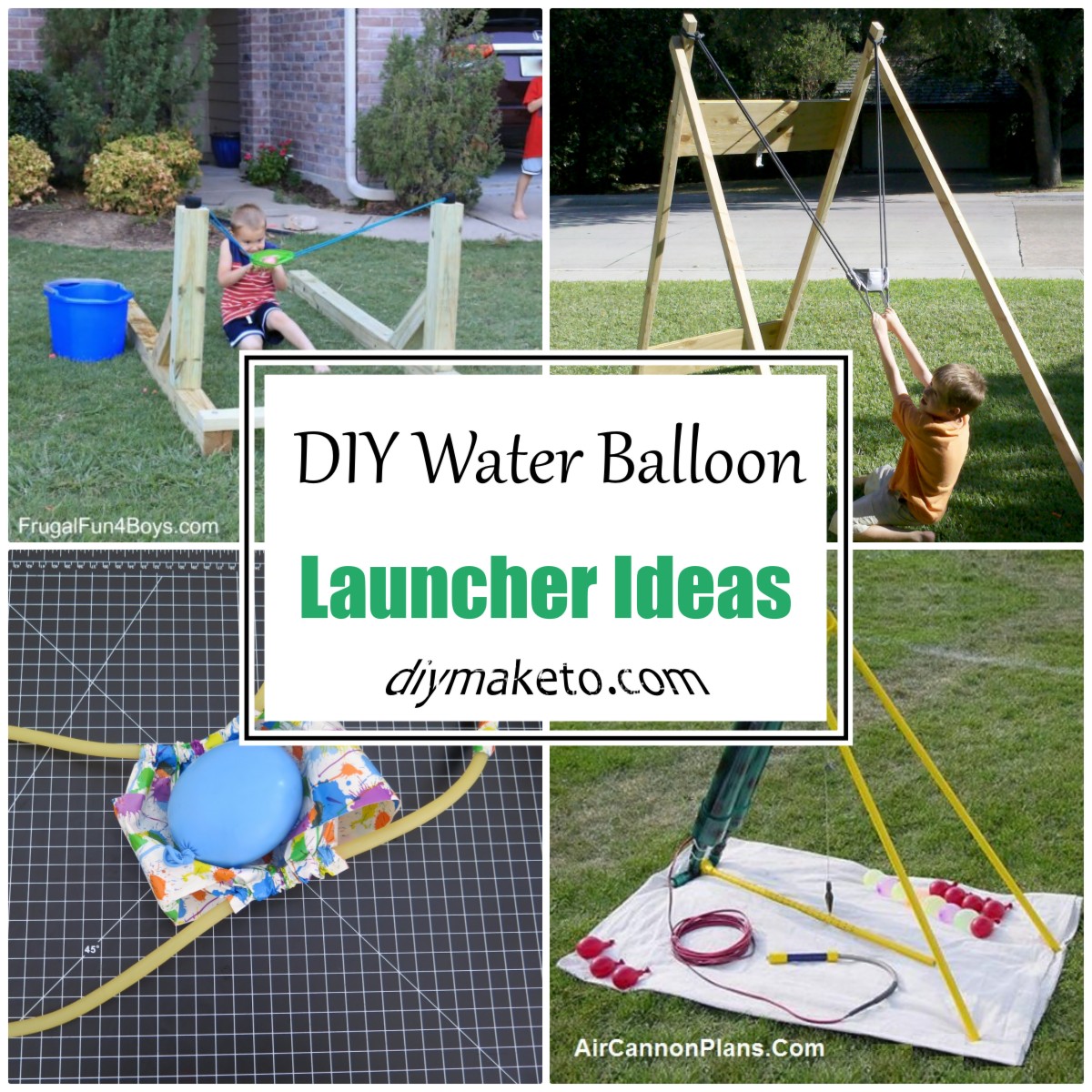 DIY Water Balloon Launcher Ideas
