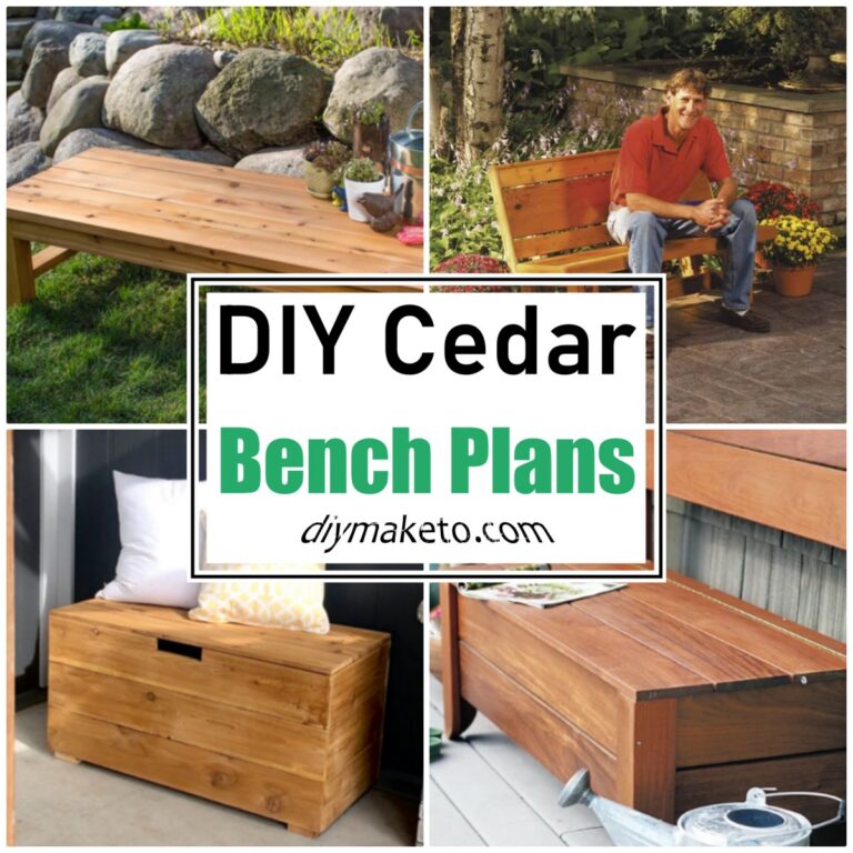 10 DIY Cedar Bench Plans