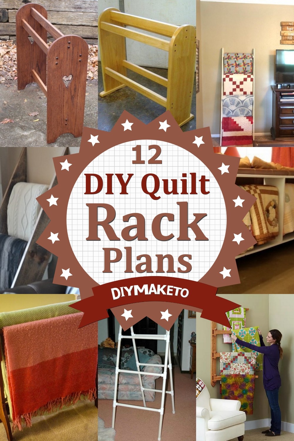 12 DIY Quilt Rack Plans
