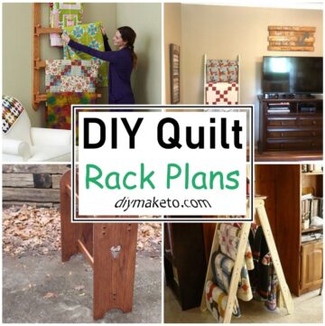 13 DIY Quilt Rack Plans