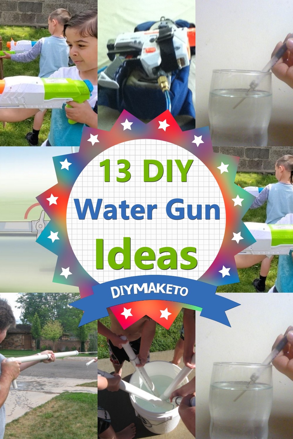 13 DIY Water Gun Ideas