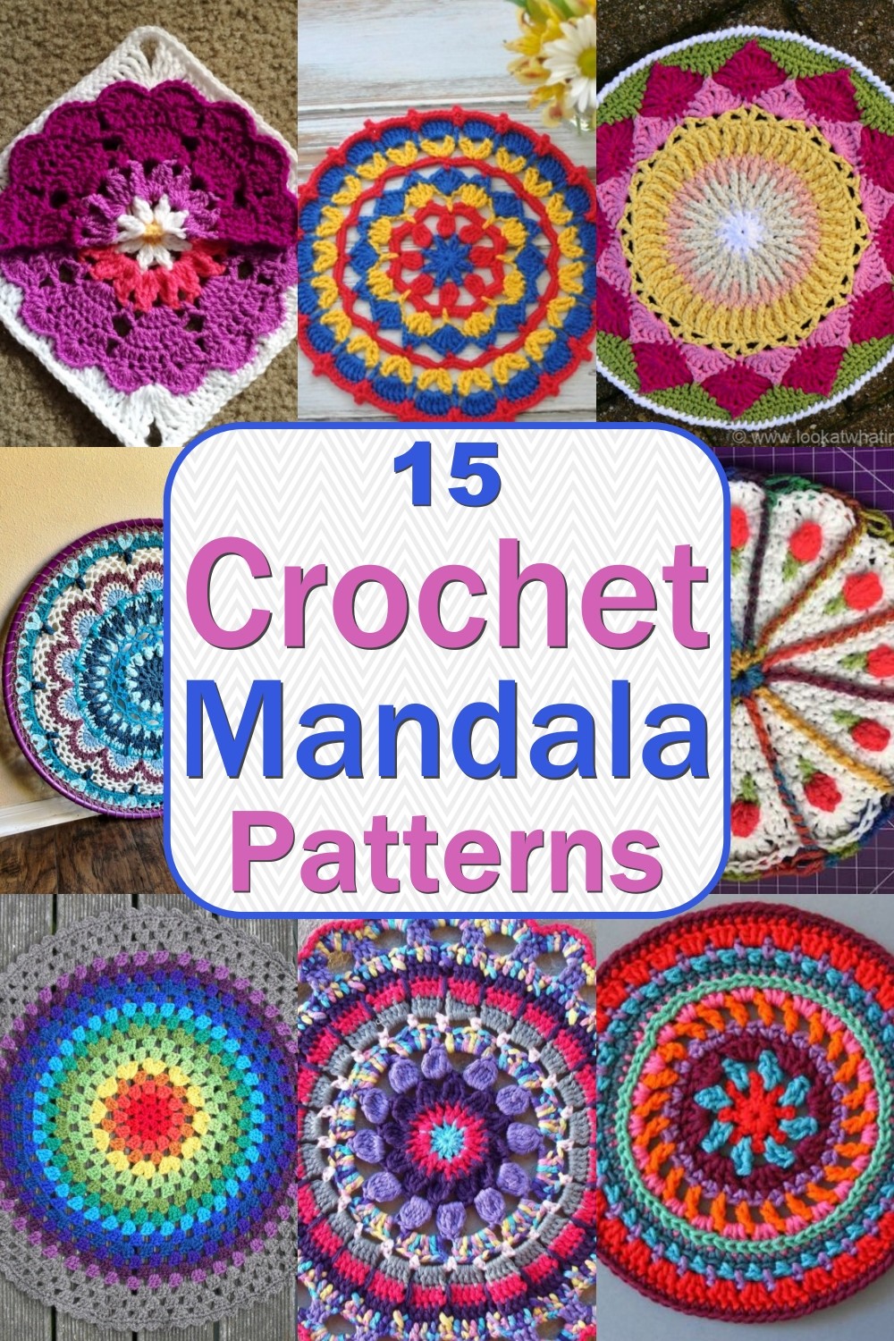 15 Free Crochet Mandala Patterns