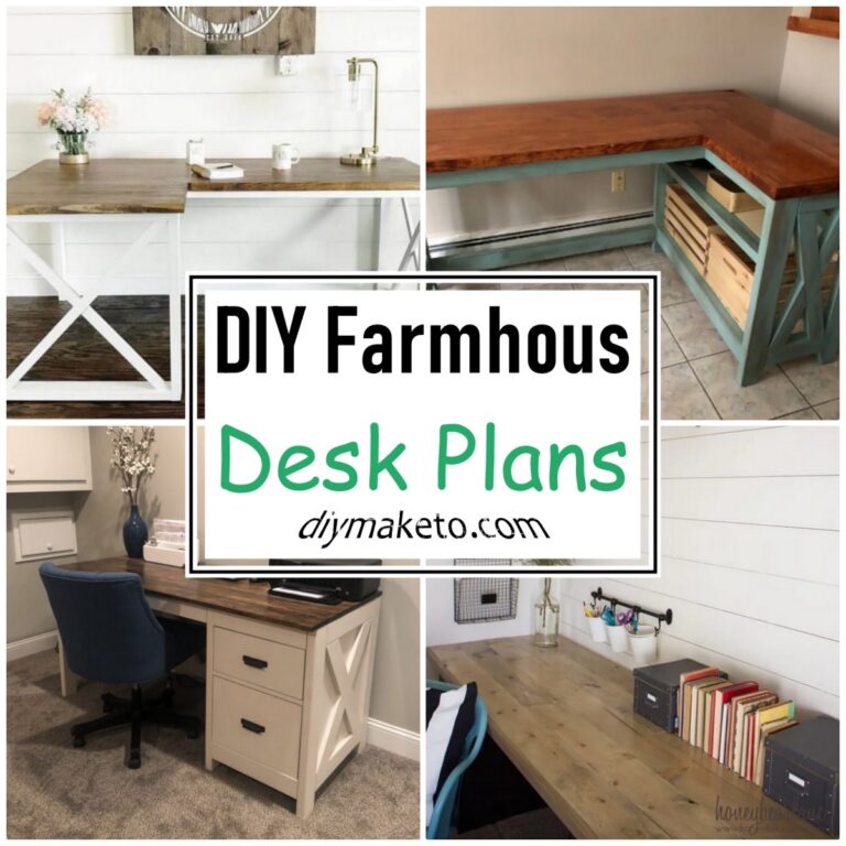 20 DIY Farmhouse Desk Plans