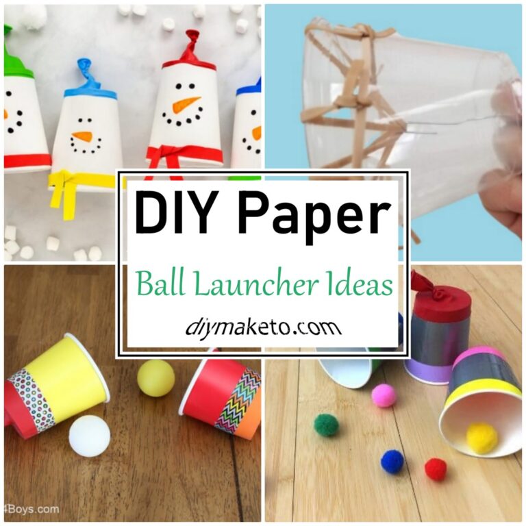 DIY Paper Ball Launcher Ideas For Party Fun