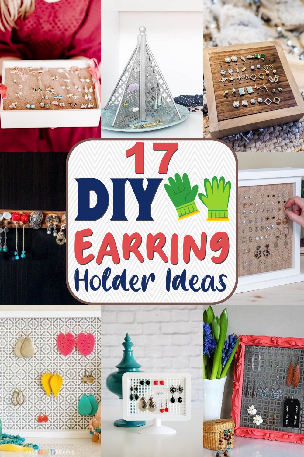 17 DIY Earring Holder Ideas