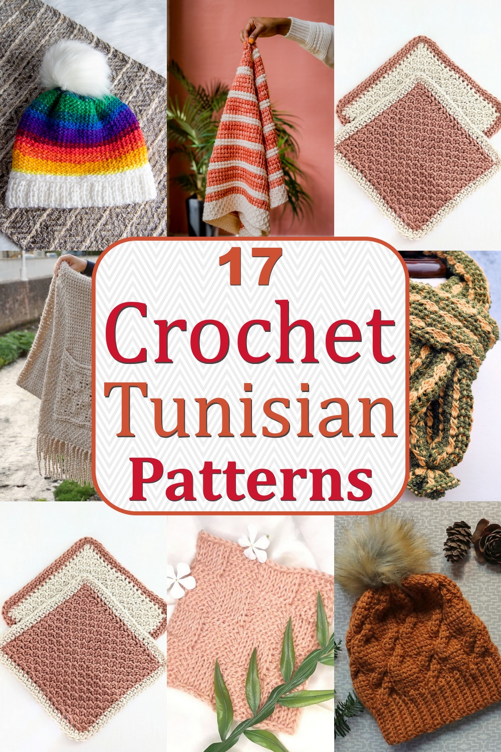17 Free Crochet Tunisian Patterns