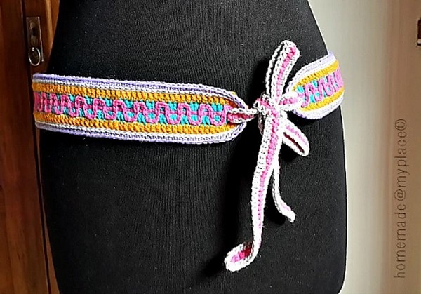 Crochet Belt Without Buckle