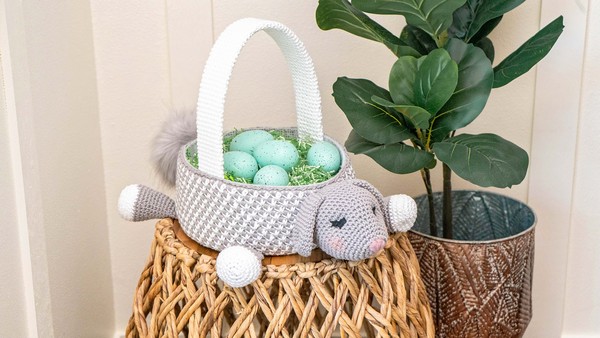 Crochet Easter Basket Pattern