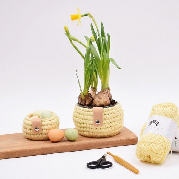 Cotton Easter Basket