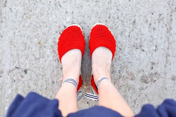 Crochet Espadrilles Pattern Free