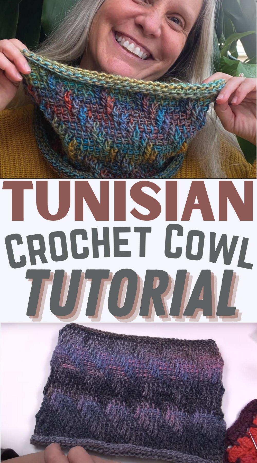Crochet Tunisian Cowl Tutorial