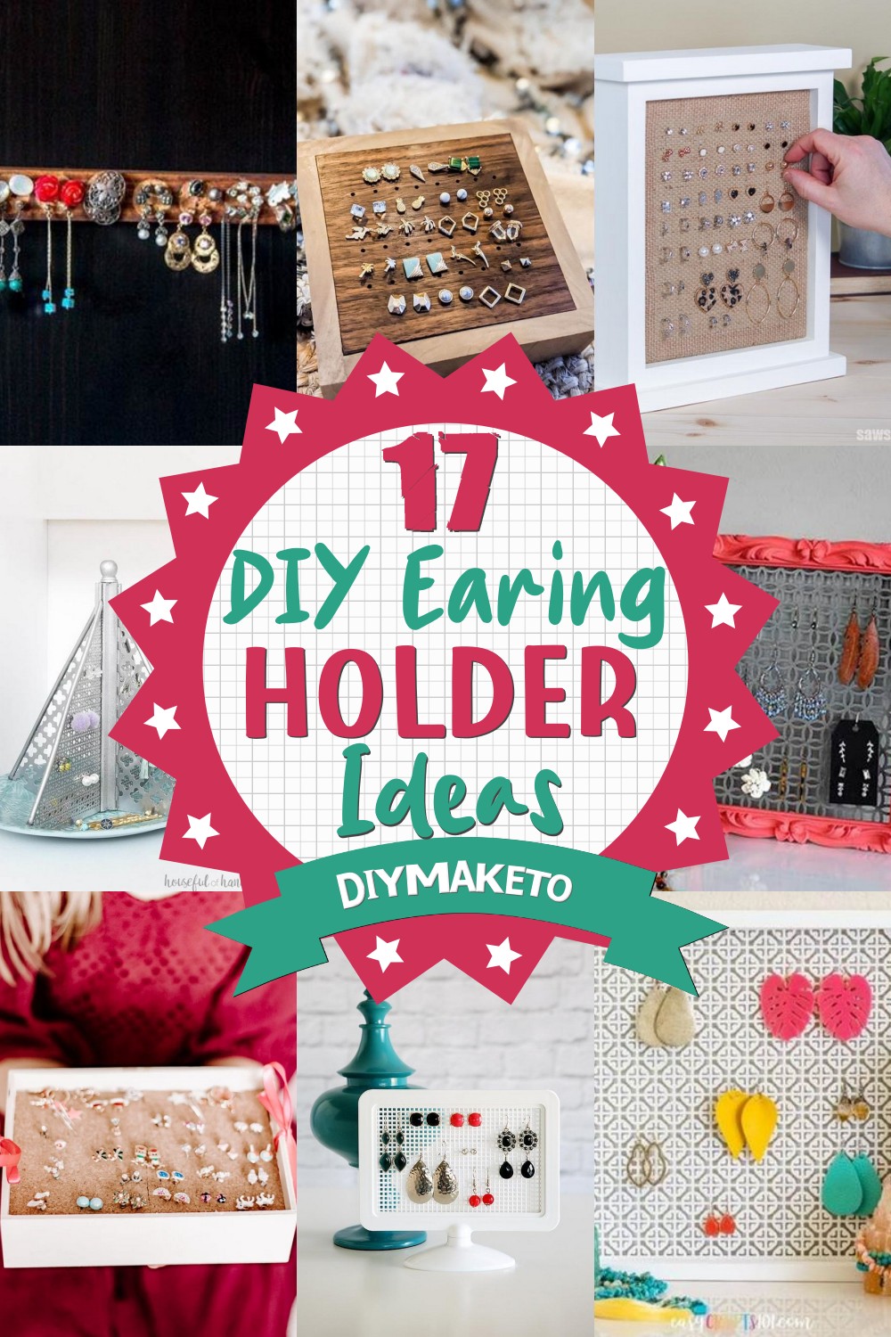 17 DIY Earring Holder Ideas