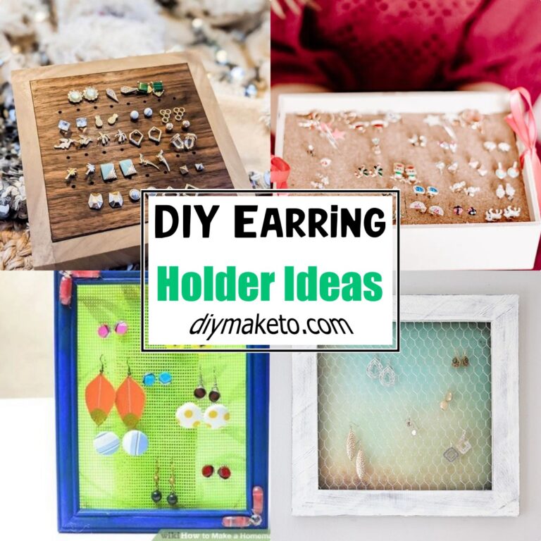 DIY Earring Holder Ideas
