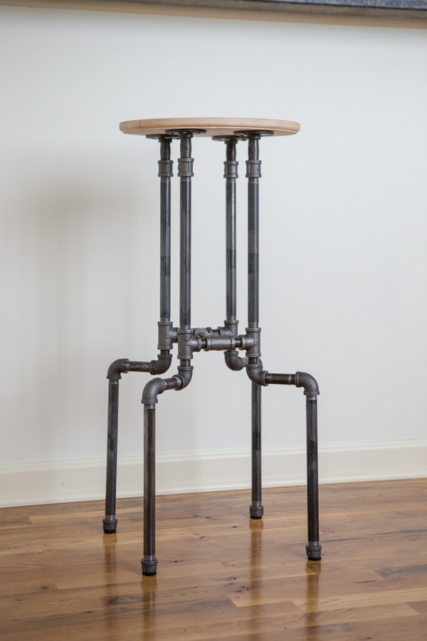 DIY Industrial Bar Stool