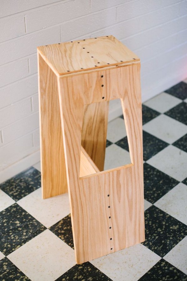 DIY Modern Stool