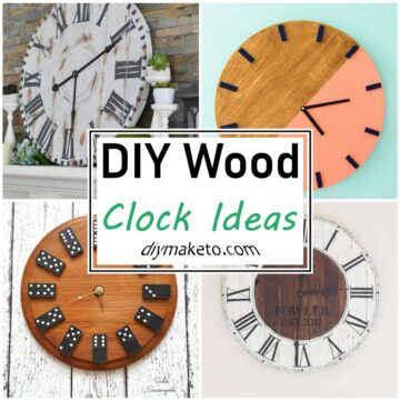 DIY Wood Clock Ideas