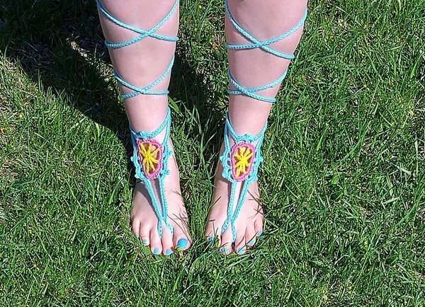 Barefoot Crochet Sandal Pattern