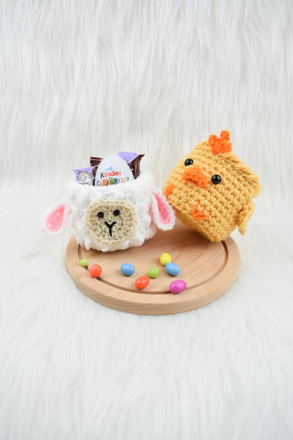 Mini Crochet Easter Basket