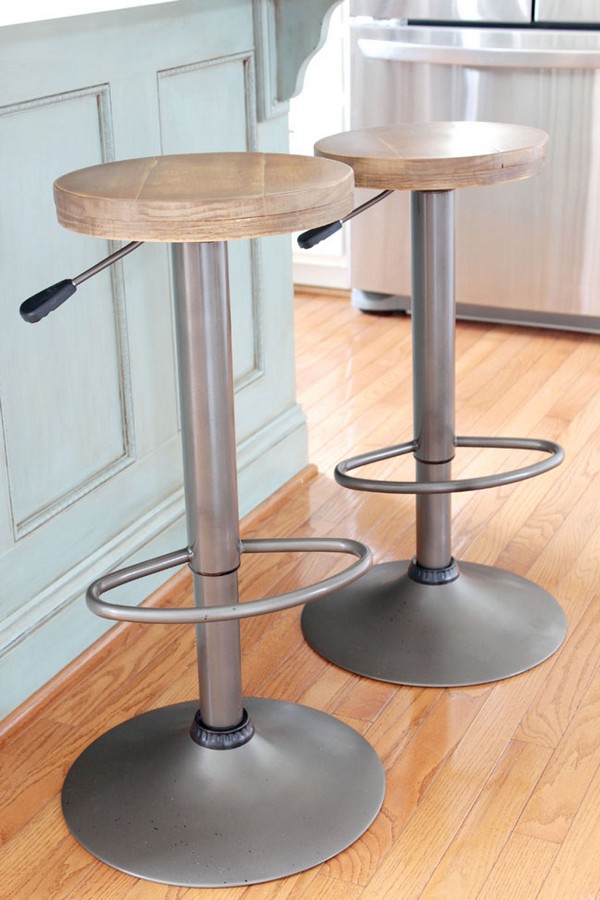 Rustic Industrial Bar Stools