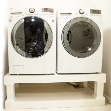 Simple DIY Laundry Pedestal Plans