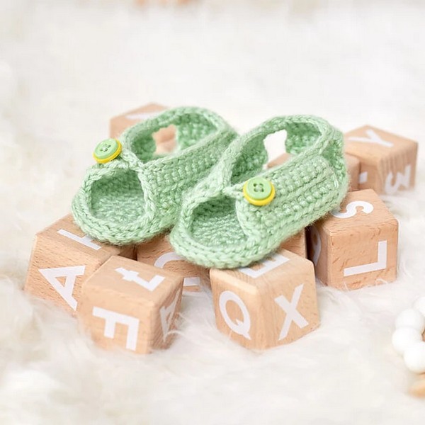 Crochet Sandal Booties