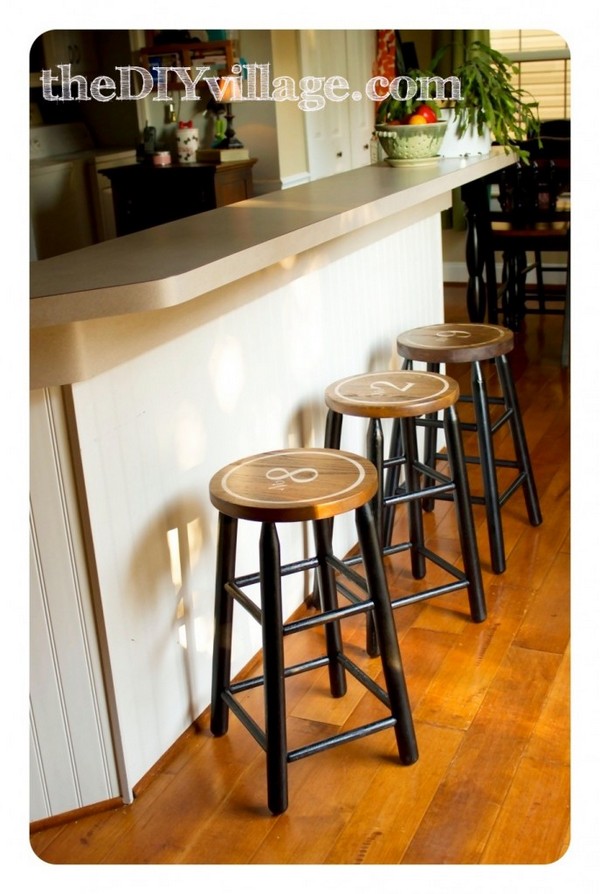 Vintage Industrial Bar Stools