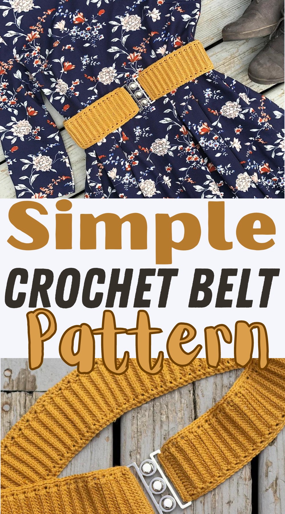 Simple Crochet Belt Pattern