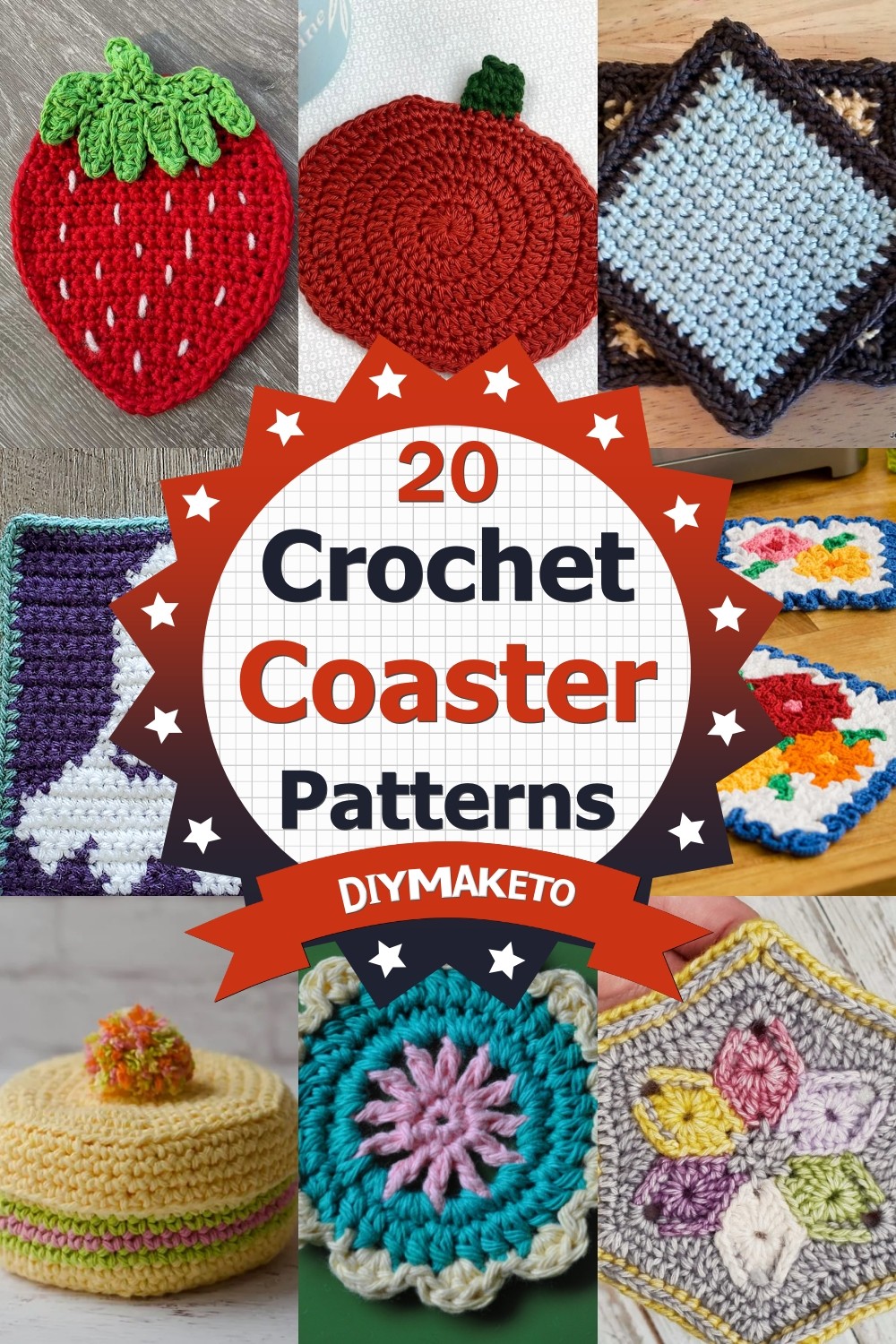 4 Free Crochet Coaster Patterns