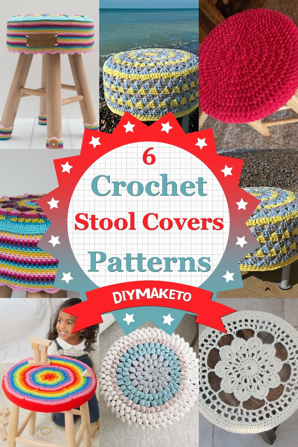 6 Free Crochet Stool Covers Patterns