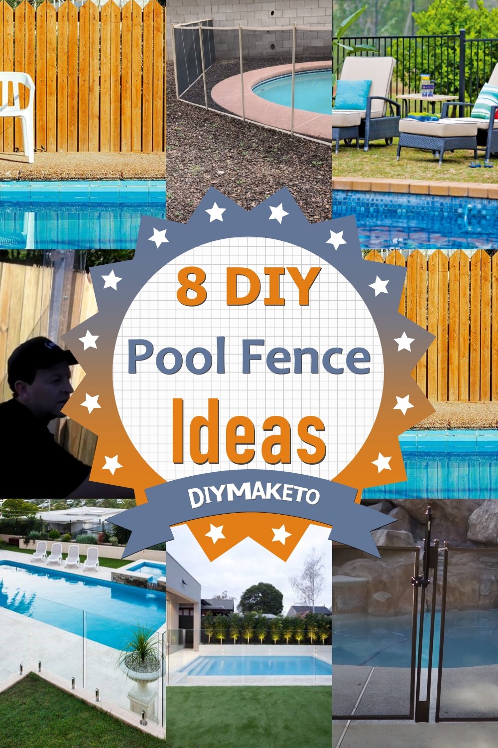 8 DIY Pool Fence Ideas