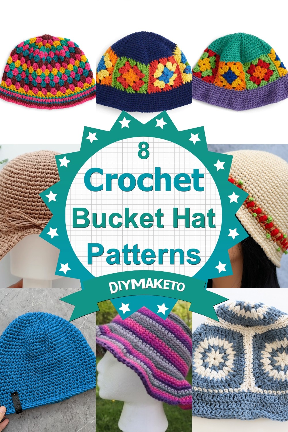 8 Free Crochet Bucket Hat Patterns