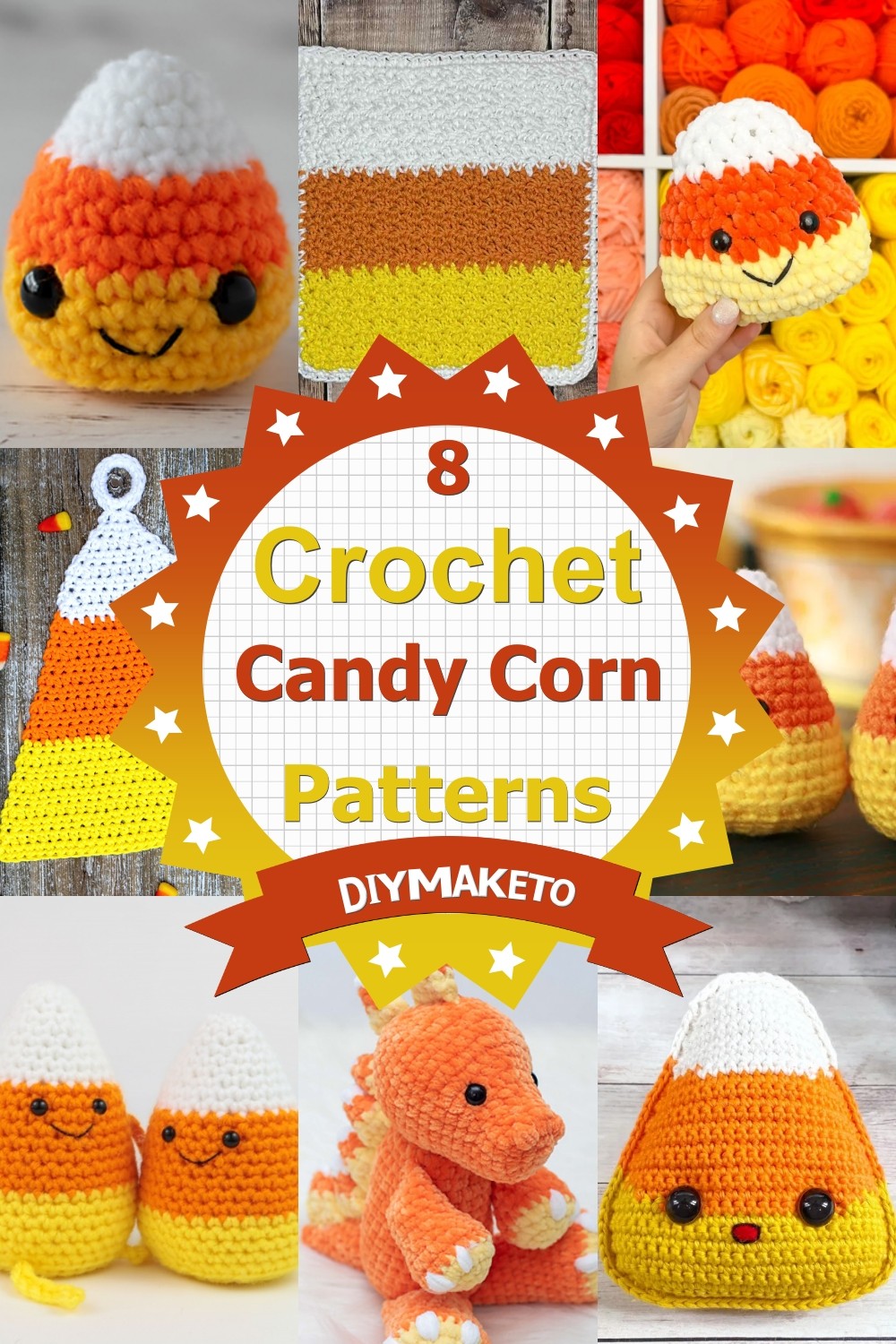 Easy Crochet Candy Corn Patterns For Beginners & Experts 