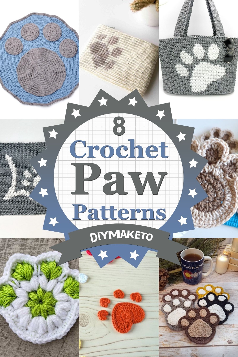 8 Free Crochet Paw Patterns