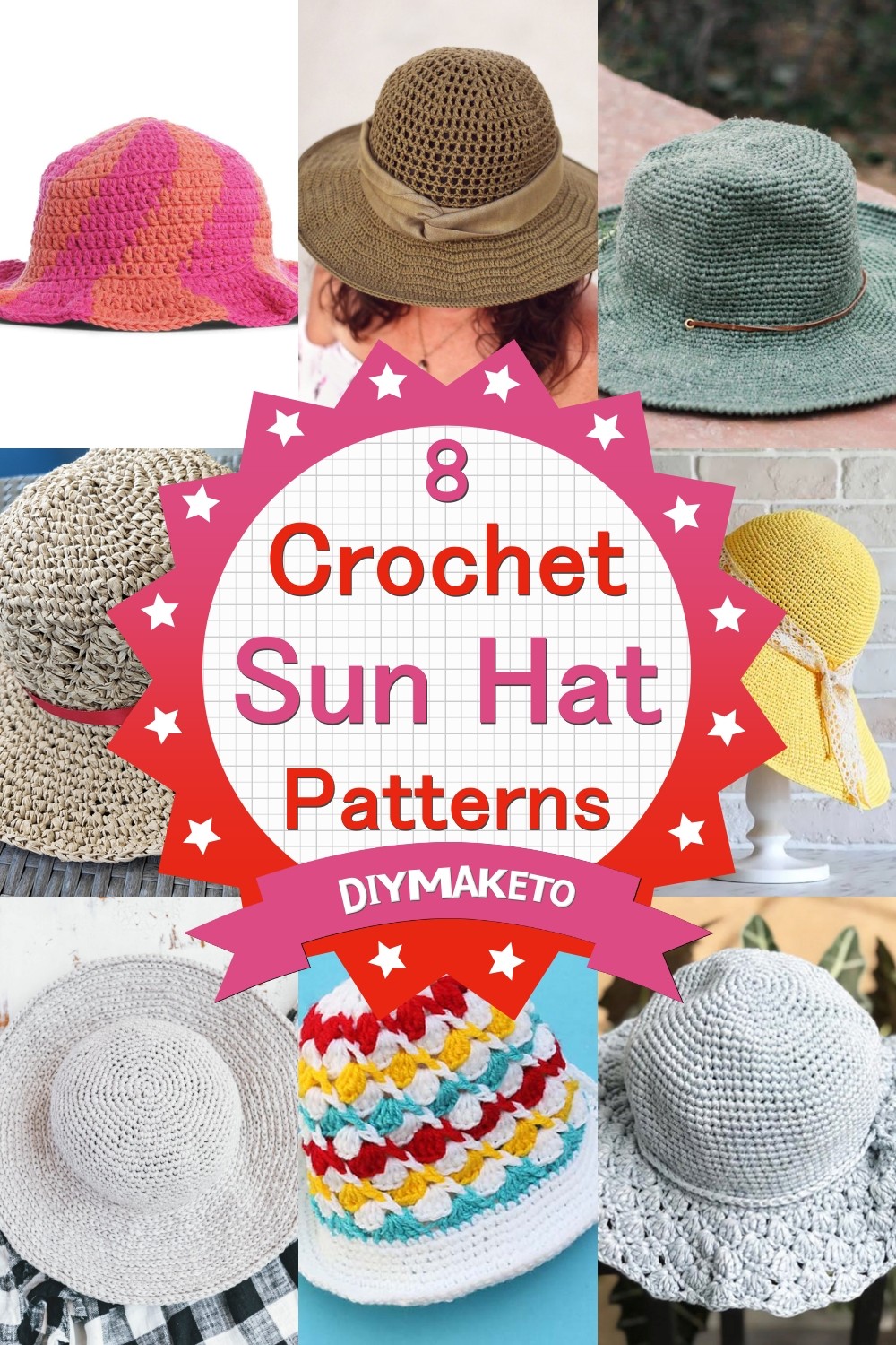 8 Free Crochet Sun Hat Patterns 