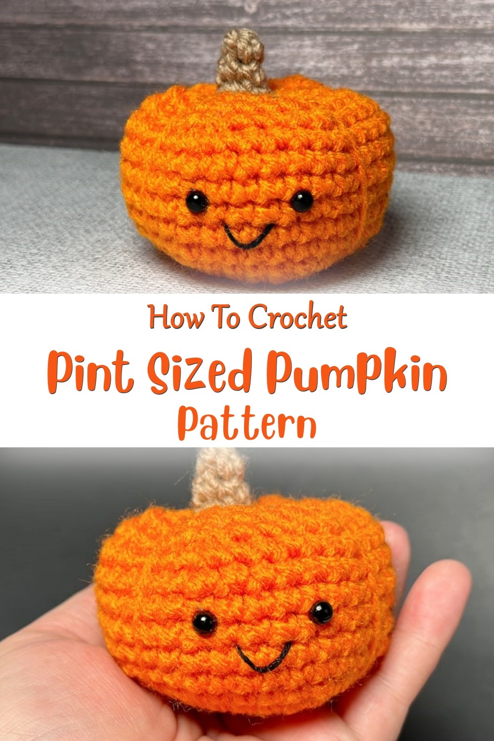 Crochet Pint Sized Pumpkin Pattern