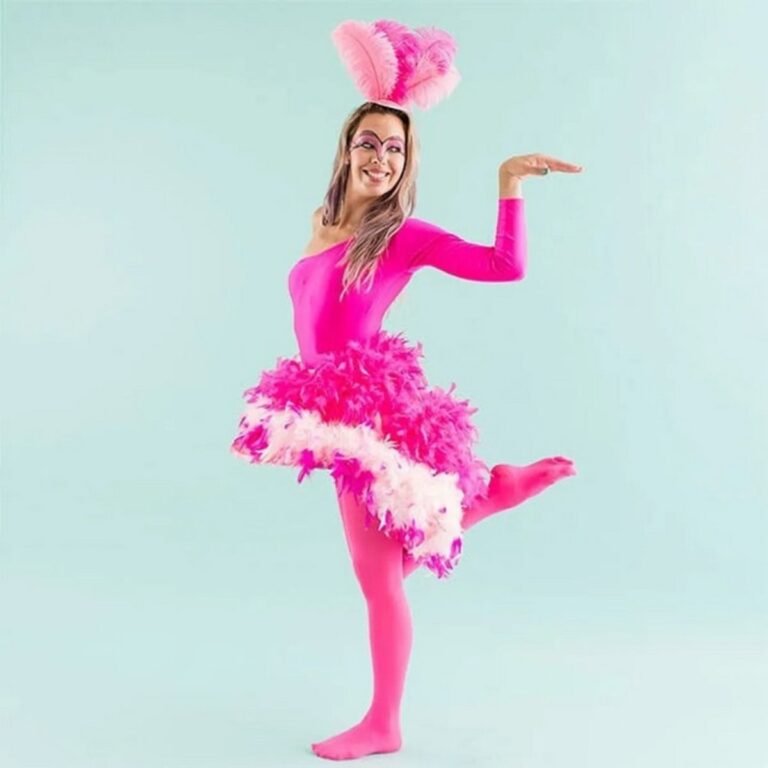 DIY Flamingo Costume Ideas 2