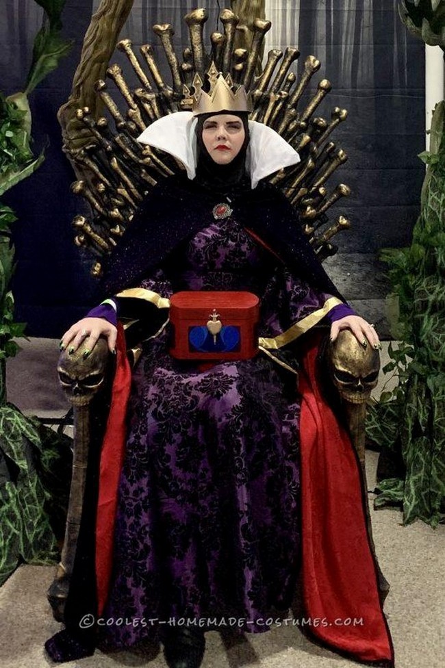 DIY Intricate Evil Queen From Snow White Costume